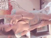 Chinese beauty sexy underwear selfie