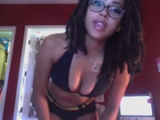 Jamaican girl shows you her swimsuit